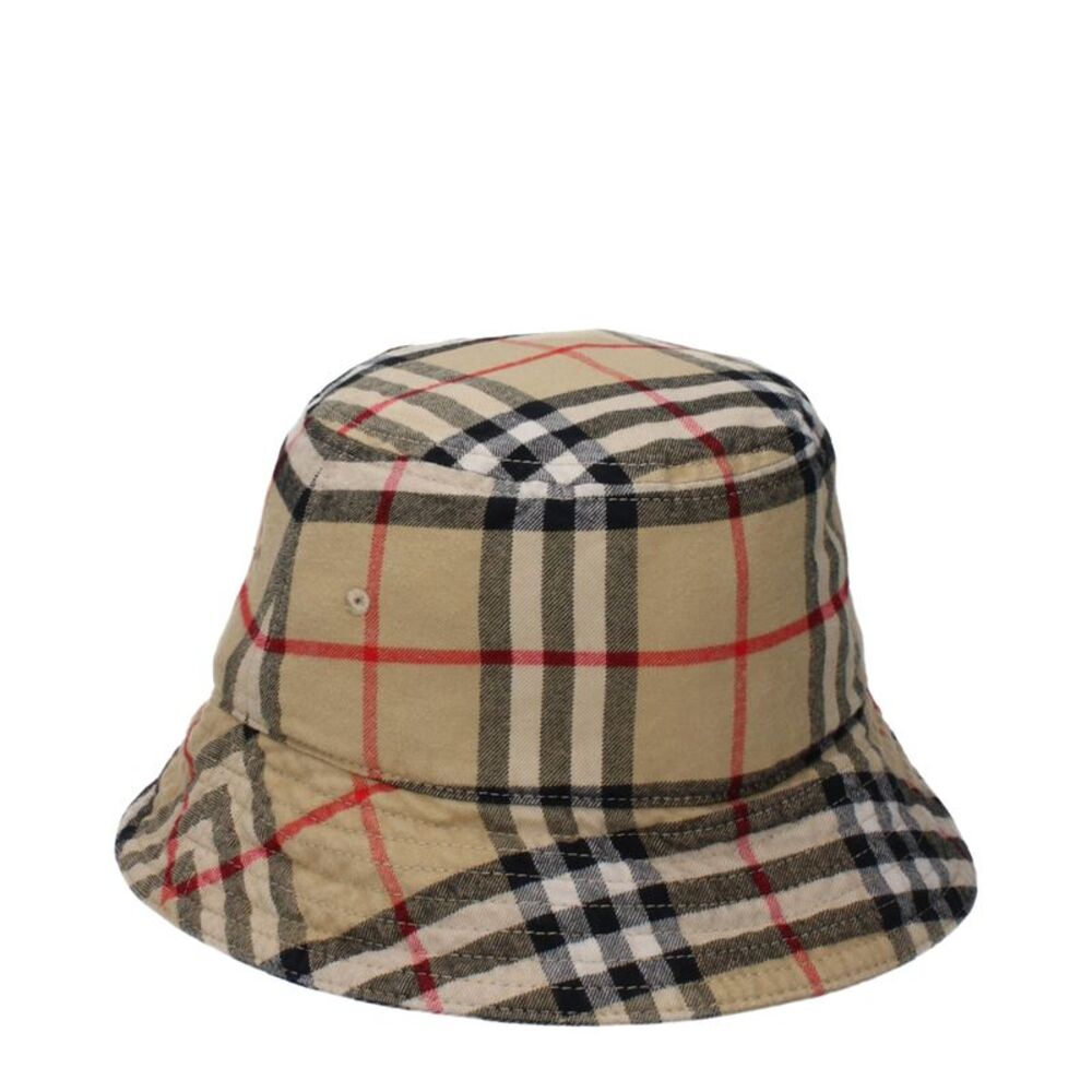 Burberry Beige Cotton Bucket Men's Hat - Picture 2 of 2